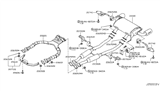 Diagram for 2015 Nissan 370Z Exhaust Hanger - B0794-1A30A