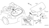 Diagram for 2010 Nissan 370Z Door Lock Actuator - 84631-1ET0A