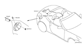 Diagram for 2020 Nissan 370Z Door Latch Cable - 84652-1ET0A