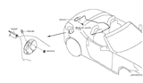 Diagram for Nissan 370Z Door Latch Cable - 84652-1ET0A