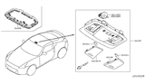 Diagram for 2013 Nissan 370Z Dome Light - 26430-1EA6A