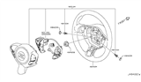 Diagram for 2009 Nissan 370Z Steering Wheel - 48430-1EA0A