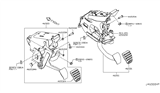Diagram for Nissan 370Z Brake Pedal - 46501-1EA0A
