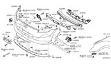 Diagram for Nissan Bumper - FBM22-6GA0H