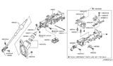 Diagram for 2018 Nissan 370Z Steering Column Cover - 48980-JK000