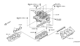 Diagram for Nissan 370Z Intake Manifold - 14003-EY00A