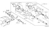 Diagram for 2019 Nissan 370Z Axle Shaft - 39601-1EB0B