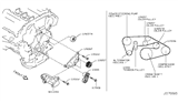 Diagram for 2016 Nissan 370Z Drive Belt - 11720-EY00A