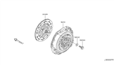 Diagram for Nissan Clutch Disc - 30100-6GG0A