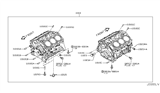 Diagram for Nissan Pathfinder Belt Tensioner Bolt - 081B8-8301A