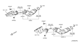 Diagram for 2012 Nissan 370Z Catalytic Converter - B08B2-1ET0B