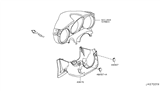 Diagram for 2020 Nissan 370Z Steering Column Cover - 48470-1EH0A