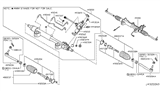 Diagram for 2015 Nissan 370Z Tie Rod End - D8640-EG00C