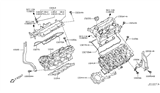 Diagram for 2010 Nissan 370Z Cylinder Head - 11090-EY02C