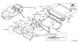 Diagram for 2009 Nissan 370Z Emblem - J9064-1A30A