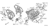 Diagram for 2013 Nissan 370Z Thermostat Housing - 11060-JK21C