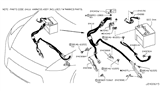 Diagram for 2017 Nissan 370Z Battery Terminal - 24105-JL00A