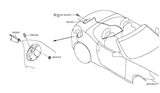 Diagram for 2020 Nissan GT-R Door Lock Actuator - 78850-4GA0A