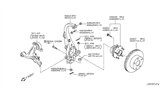 Diagram for Nissan GT-R Spindle Nut - 40262-EG000