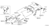 Diagram for 2018 Nissan 370Z Rear Crossmember - 75610-1EA0A