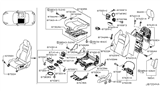 Diagram for 2019 Nissan 370Z Seat Cushion - 87350-6GG0A