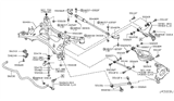 Diagram for Nissan 370Z Trailing Arm - 55110-JK000