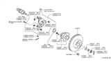 Diagram for 2010 Nissan 370Z Wheel Bearing - 43202-JK00A