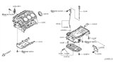 Diagram for 2014 Nissan 370Z Oil Pan - 11110-4GA0A