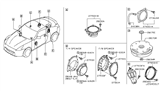 Diagram for Nissan Maxima Car Speakers - 28152-1AK0A