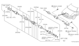 Diagram for Nissan Quest CV Boot - 39741-0B025