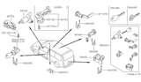 Diagram for 2001 Nissan Quest Car Key - H0565-1B200