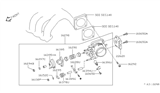 Diagram for 1993 Nissan Maxima Throttle Position Sensor - 22620-12G11