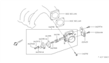 Diagram for 1993 Nissan Quest Throttle Body - 16118-0B010