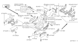 Diagram for 1996 Nissan Quest Seat Cushion - 87350-0B120