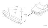 Diagram for 1994 Nissan Quest Grille - 62310-0B225