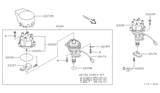 Diagram for 1993 Nissan Quest Distributor - 22100-0B000