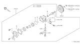 Diagram for 1994 Nissan Quest Power Steering Pump - 49110-0B015