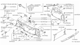 Diagram for 1994 Nissan Quest Cup Holder - 84955-0B010