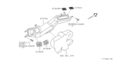 Diagram for 1993 Nissan Quest Grille - 27922-0B000