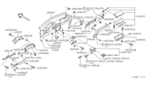 Diagram for 1993 Nissan Quest Glove Box - 68500-0B100