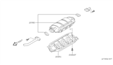 Diagram for 1994 Nissan Quest Exhaust Heat Shield - 20853-0B000