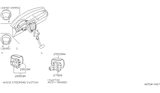 Diagram for 1998 Nissan Quest Cruise Control Switch - 25551-6B000