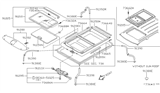 Diagram for Nissan Quest Sunroof Cable - 91214-0B005