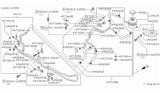 Diagram for 1995 Nissan Quest Power Steering Hose - 49721-0B008