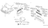 Diagram for 1993 Nissan Quest Relay - 25230-0B000