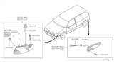 Diagram for 1995 Nissan Quest Headlight Bulb - 26717-0B001