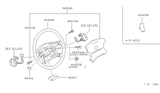 Diagram for 1997 Nissan Quest Air Bag - K8510-6B760