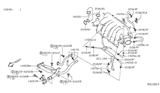 Diagram for 1994 Nissan Quest Cooling Hose - 14056-0B710