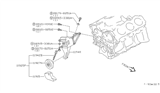 Diagram for 2001 Nissan Quest A/C Idler Pulley - 11944-0B000