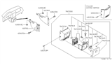 Diagram for Nissan Quest Center Console Base - 96910-1B003